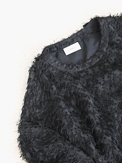 fluffy dress shirt